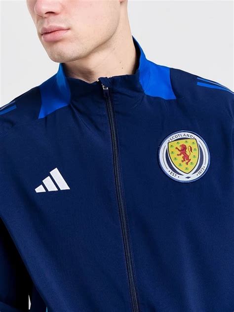 Euro 2024 Scotland Track Jacket Blue Adidas Scotland Tiro Jacket