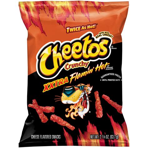 Cheetos Crunchy Xxtra Flamin Hot Cheese Flavored Snacks 225 Ounces