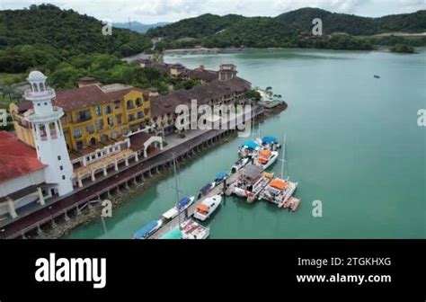 The Landmarks, Beaches and Tourist Attractions of Langkawi Stock Video ...