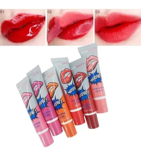 Set De 6 Labiales Tintas De Labios Peel Off 24 Hrs Waterprof Cuotas