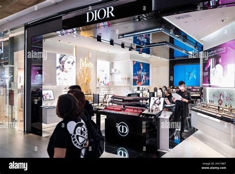 French luxury goods, clothing and beauty brand Christian Dior store at Tung Chung district in ...