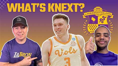 Lakers Steal Dalton Knecht In Draft Now What S Knext Youtube