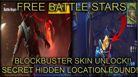 Fortnite Season 4 Week 7 Blockbuster Skin The Visitor Free Battle Stars Hidden Location Found