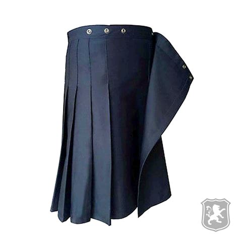 Grey Utility Kilt With Flap Pockets Decent Utility Kilt