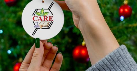 Ceramic CARE Ornament - The Center for Aromatherapy Research and Education
