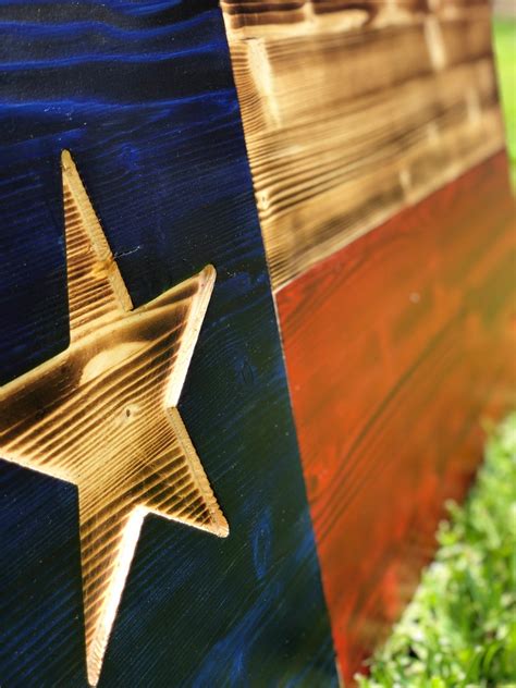 Rustic Texas Flag Stained Wooden Texas Flag Wooden Texas - Etsy