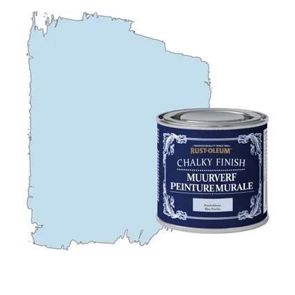 Rust Oleum Muurverf Chalky Finish Poederblauw Mat 125ml