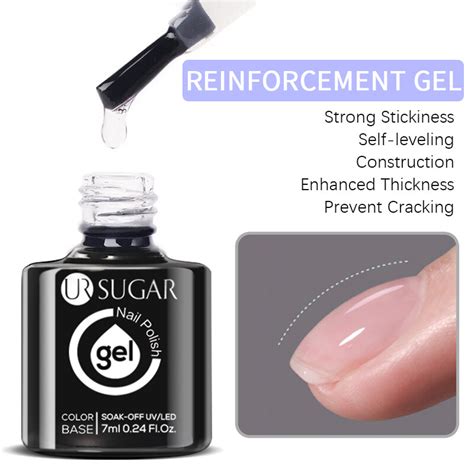 UR Sơn Gel Đường Chai Thủy Tinh Sơn Gel Màu Đỏ Hồng Nude Sơn Gel Nghệ Thuật Bán Vĩnh Viễn LED UV