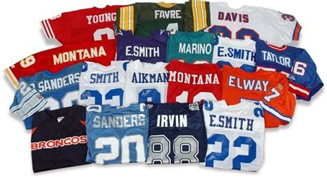 NFL Football Signed Replica Jerseys (12/17)