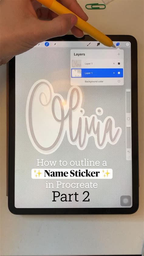 How To Make A Clean Sticker Outline In Procreate Part 1 Procreate