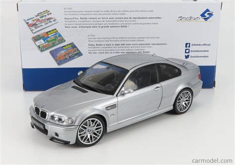 Solido Scale Bmw Series M Csl E Coupe Grey