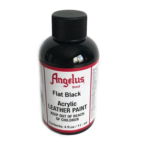 Angelus® Acrylic Leather Paint, 4 oz., Flat Black - Walmart.com ...