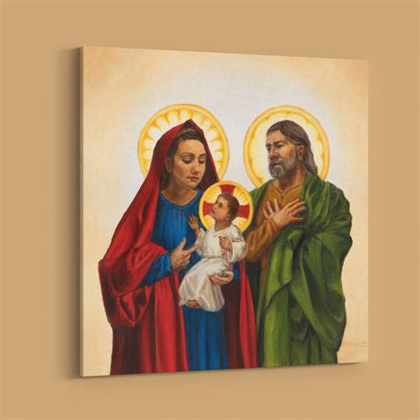 Canvas Print - The Holy Family (12x12) – Ascension