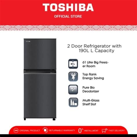 Jual Toshiba Kulkas Pintu Gr B Isp Liter Non Inverter Gr B Isp