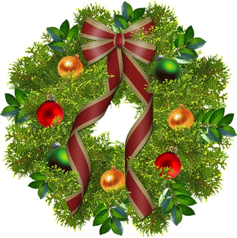 christmas garland clipart transparent background - Clipground