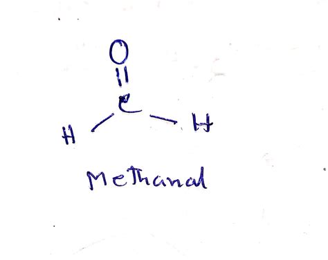 Structural Formula Of Methanal