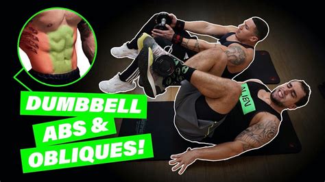 Intense Tabata HIIT Dumbbell Abs Obliques Workout YouTube