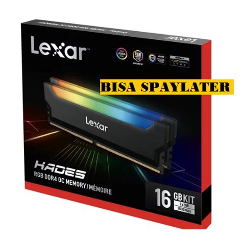 Jual Ram Komputer Lexar Hades RGB DDR4 16GB 8GBx2 PC28800 3600Mhz