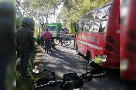 Muere motociclista al chocar contra un camión de basura en Rionegro