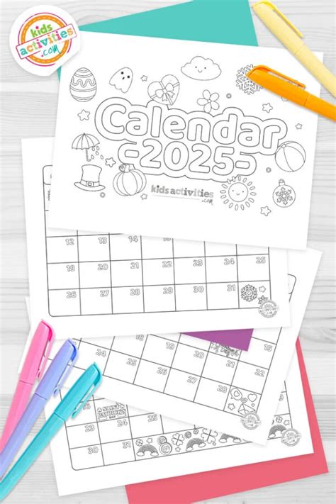 printable calendar  kids    kids activities blog
