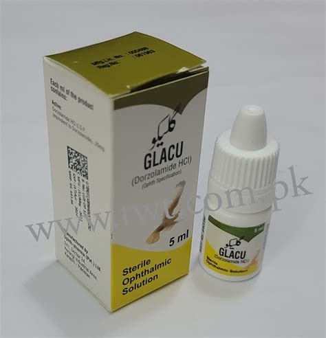 Glacu Eye Drops (DORZOLAMIDE) | Transworld Trading