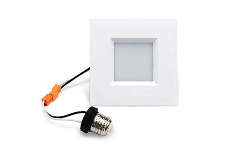 6 Square Led Retrofit Downlight For Recessed 56 Inch Cans 12w 15w