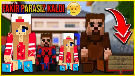 MİNECRAFT FAKİR AİLESİ DİLENCİ OLDU Minecraft Zengin Fakir Hayatı