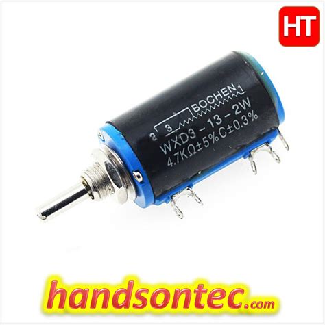 Wxd K W Multi Turn Wire Wound Potentiometer Handson Tech