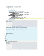 Lgebra Superior Examen S Docx Lgebra Superior Mis Cursos