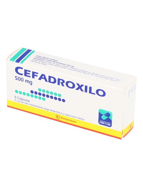 Cefadroxilo Mg Capsulas Bioequivalente Mintlab