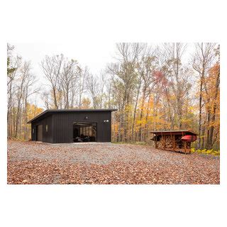 Red Cedar Lake House Rustic Garage Minneapolis By Lundin