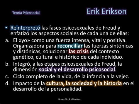 Teoría Psicosocial Erikson Ppt