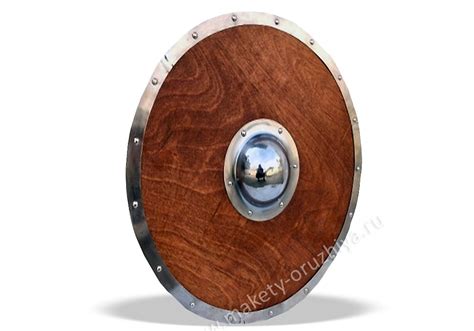Деревянный щит круглый Викинга (Viking Shield) купить в Москве NA-36419