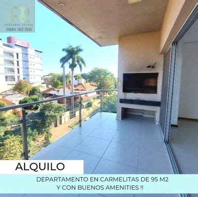 ALQUILO DEPARTAMENTO EN CARMELITAS DE 95 M2 Y CON BUENOS AMENITIES