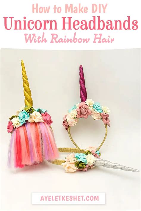 DIY Unicorn Horn Headband With Bangs Ayelet Keshet