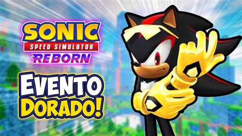 Asi Es Shadow Dorado En Sonic Speed Simulator Reborn Roblox Sonic