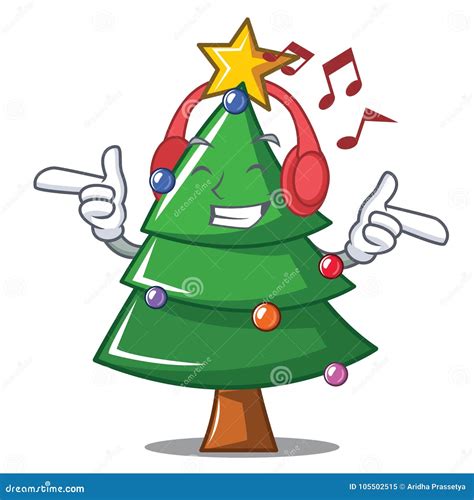 Christmas Tree Clipart Animated Music Notes