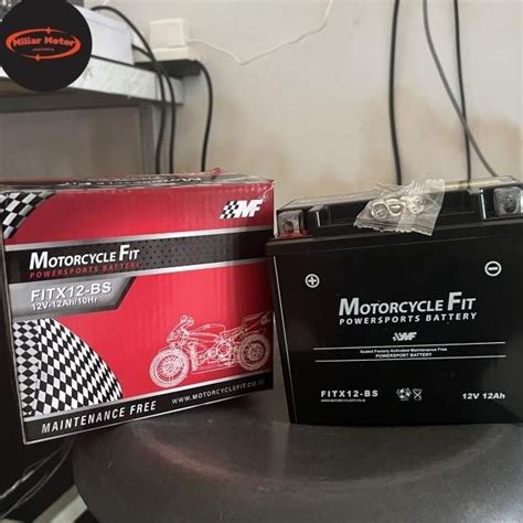 Jual Aki Motor Ytx12 Bs 12V 12Ah Fitx12 Bs Harley Davidson Sportster