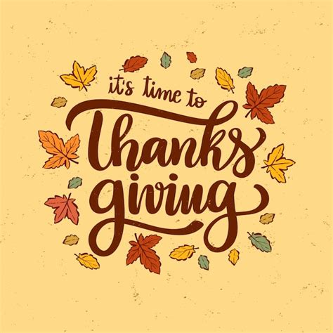 Free Vector | Hand drawn thanksgiving text illustration