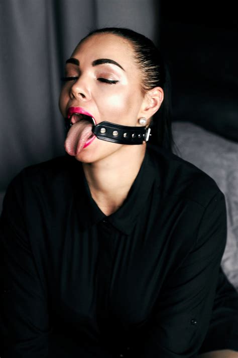 Leather BDSM Gag Submissive O Ring Gag Fetish Slave Mouth Gag Mature Genuine Leather Gag