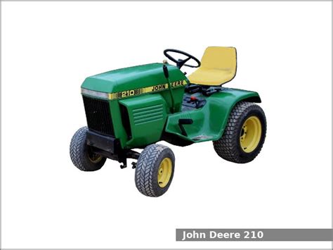 John Deere 210 garden tractor: review and specs - Tractor Specs