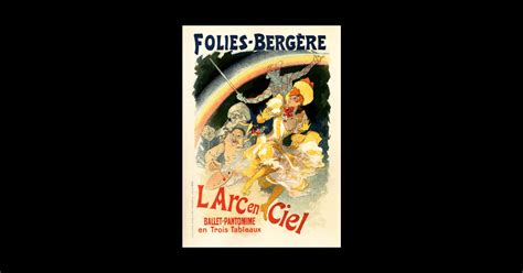 Folies Bergere L Arc En Ciel Ballet Pantomime Theatre Vintage French