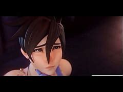 Overwatch Futanari Widowmaker Hard Fuck Tracer Futa Hentai Animation Big Dick Creampie K