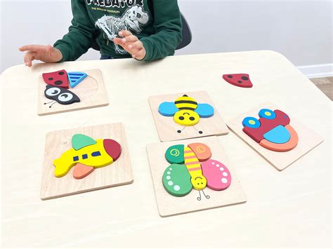 4 PCS Wooden Puzzles Set for Kids-wooden Jigsaw Puzzles for - Etsy