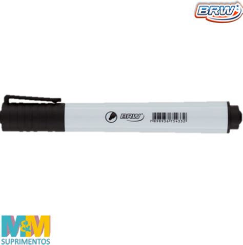 Marcador P Quadro Branco Preto Brw Mm Suprimentos