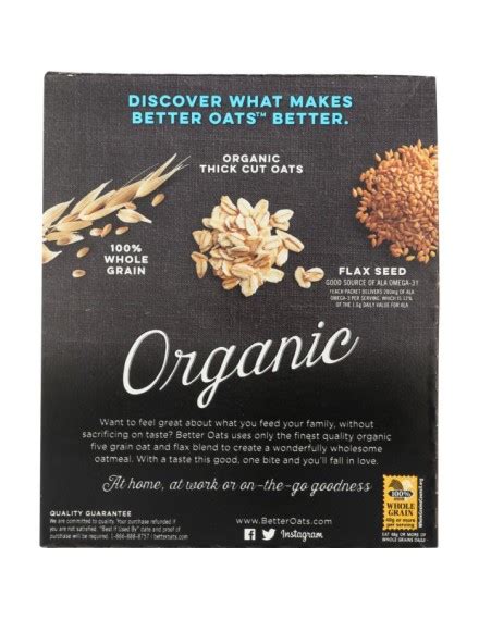 BETTER OATS Instant Multigrain Hot Cereal With Flax 11 8 Oz DailyDealsCo
