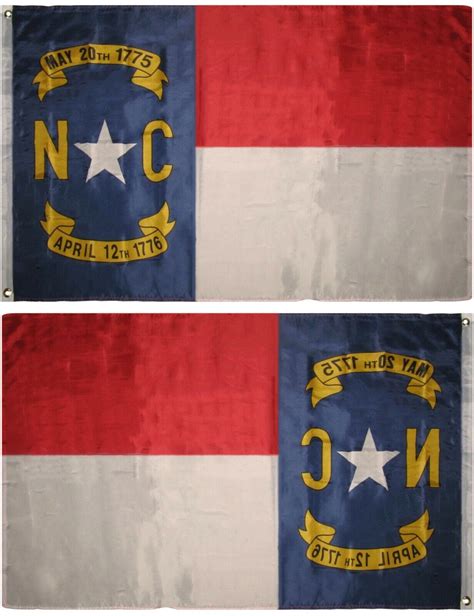 3x5 State Of North Carolina Flag Grommets Banner Indoor Outdoor