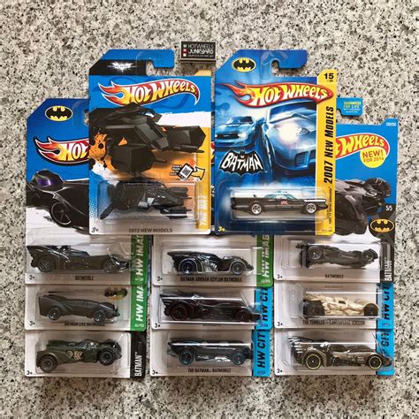 Jual Paket Hot Wheels Batman Batmobile The Bat Arkham Tumbler Tv Series