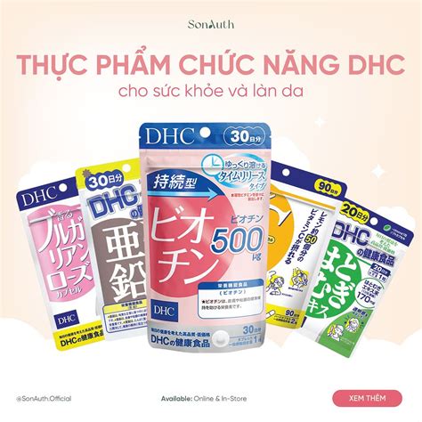 Thực Phẩm Chức Năng Dhc Cho Sức Khỏe Và Làn Da Sonauth Official