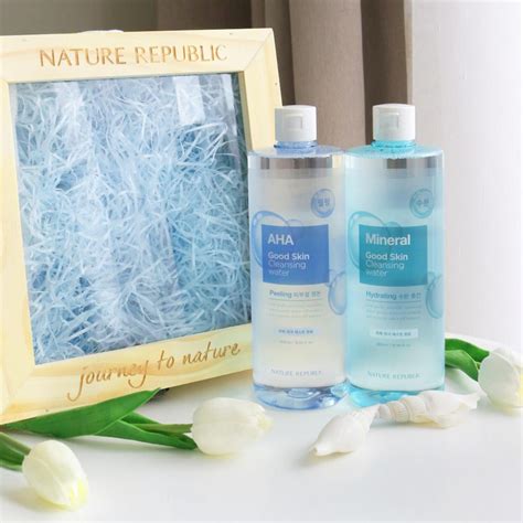 Hot TikToker rầm rộ chia sẻ dòng tẩy trang dung tích khủng mà giá cự Nature Republic Vietnam